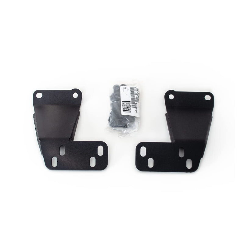 Mounting Bracket Kit Go Rhino for RC4 Bull Bar or RC3 Skid Plate | Mild Steel, Textured Black | 562970TK | Fits 2019-2021 Chevrolet Silverado 1500; 2022 Chevrolet Silverado 1500 LTD
