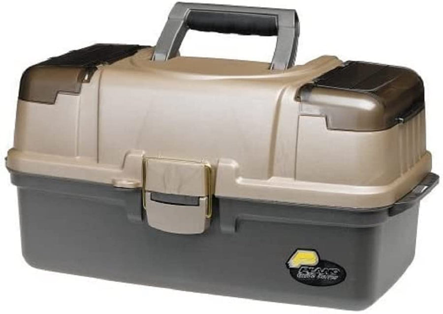 Large Plano 3-Tray Tackle Box with Top Access, Gray, Pack of 1