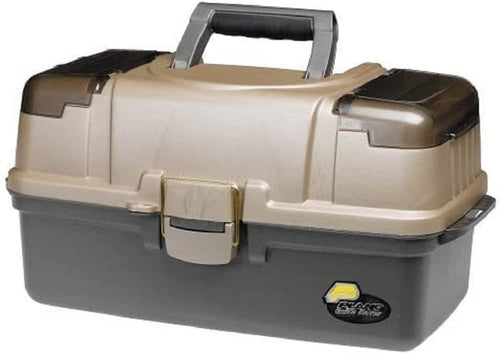 Large Plano 3-Tray Tackle Box with Top Access, Gray, Pack of 1