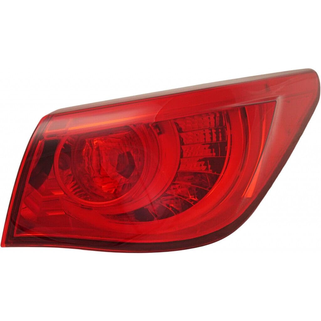 Right TYC Tail Light Assembly Compatible with 2014-2015 Infiniti Q50