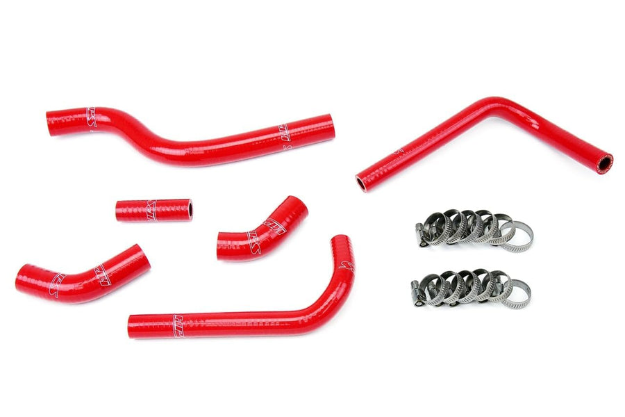 Red HPS 57-1252-RED Silicone Radiator Coolant Hose Kit