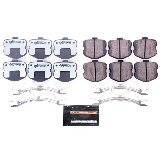 Power Stop Z26-1185F Brake Pad Extreme Performance For Chevrolet Corvette 2006-2013 [Model Specific] New Formulation