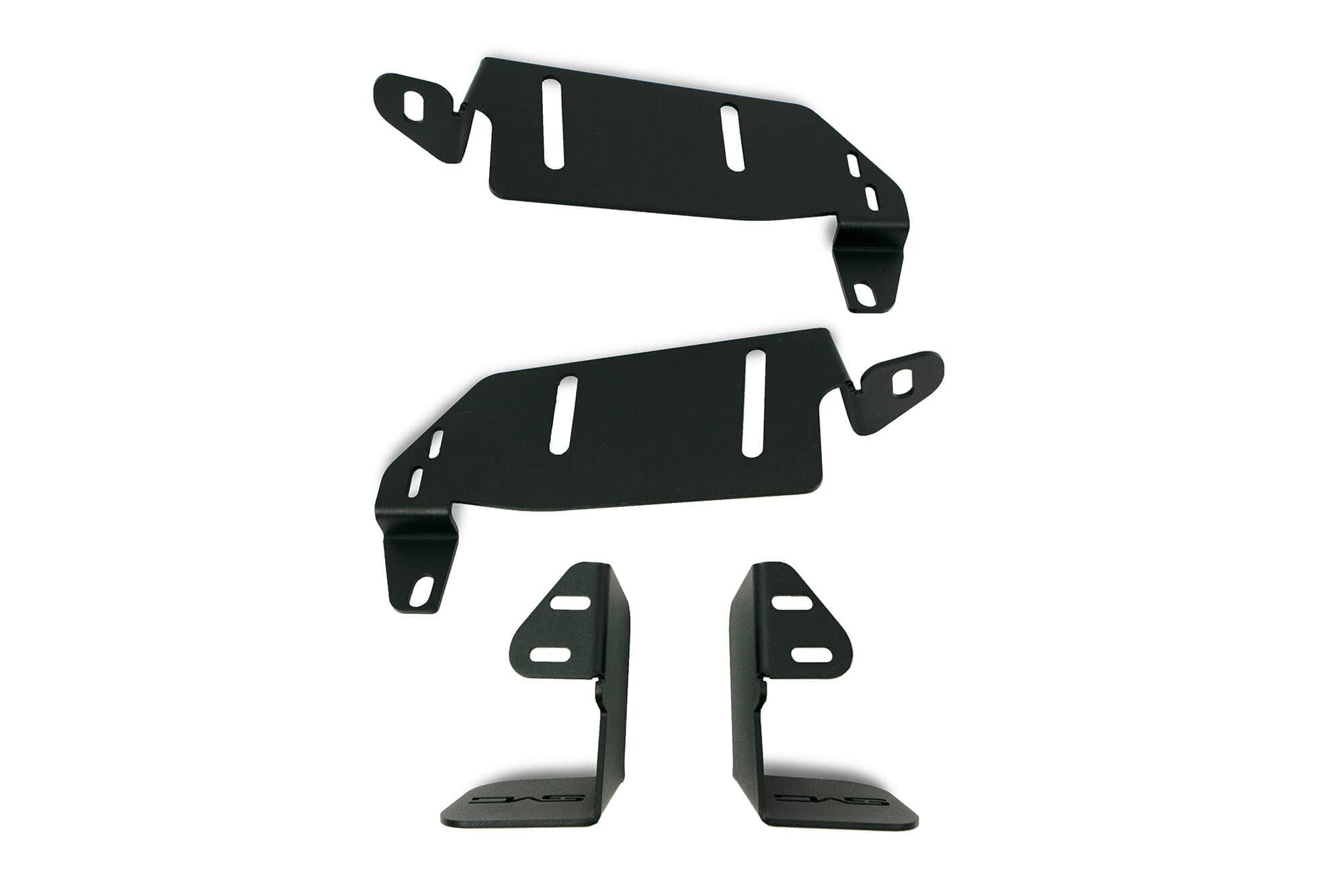Fog Pocket Pod Light Mounts DV8 Offroad for 2021-2024 Ford Bronco | Fits Factory Modular Steel Bumper | Sold as a Pair | Fits 2 LED Light Pods per Side