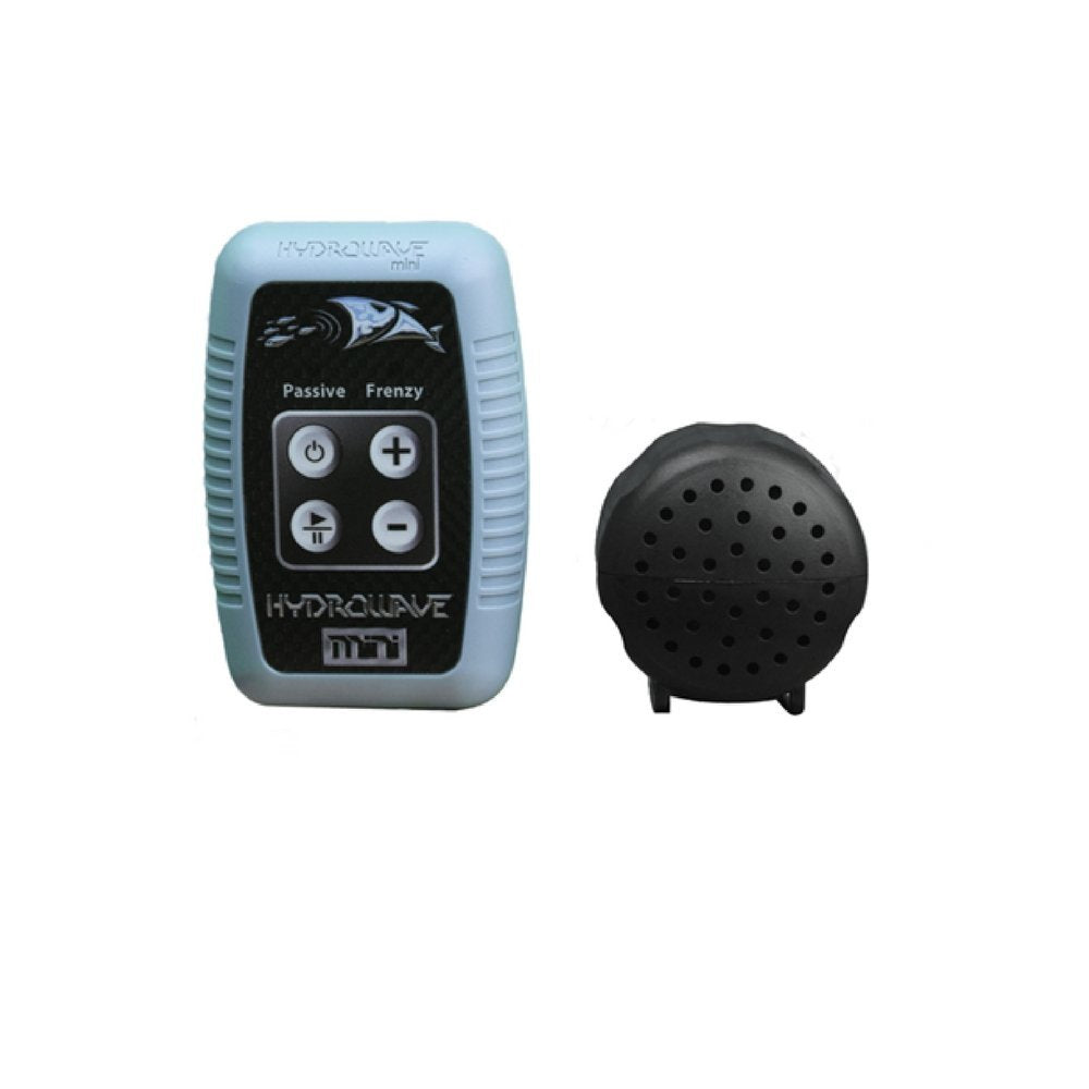 Ice Mini HydroWave Fish Feeding Stimulator System - Electronic Fishing Call and Advanced Sound Emitter for Ice Fishing - Attract More Fish with Passive & Frenzy Modes - 8ft Speaker Cable