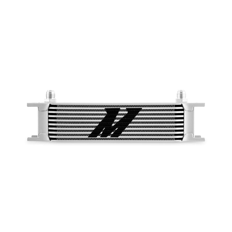 Mishimoto 8AN Universal 10-Row Oil Cooler, MMOC-10-8SL, Silver