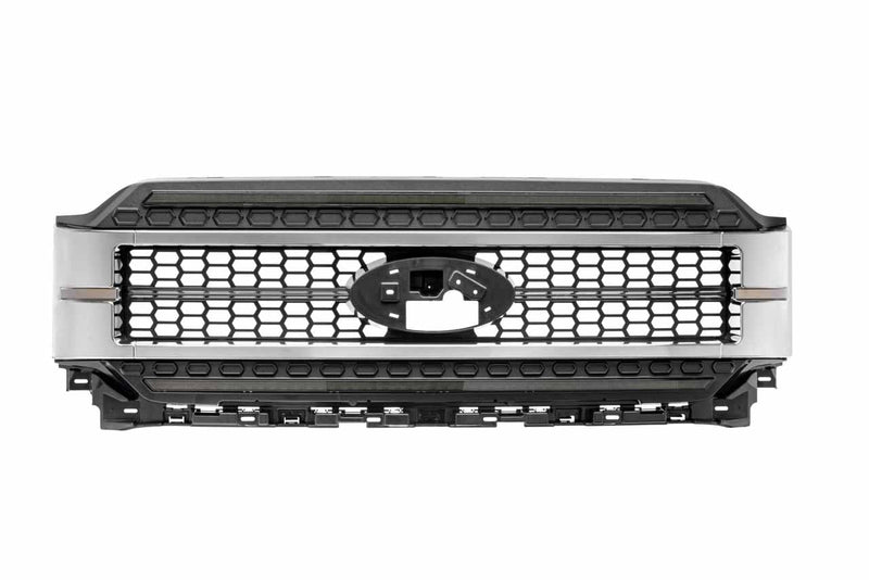 Ford F-150 21+ Morimoto XBG LED DRL Grille, Plug and Play Chrome Grille with White LED DRL (XBG23)