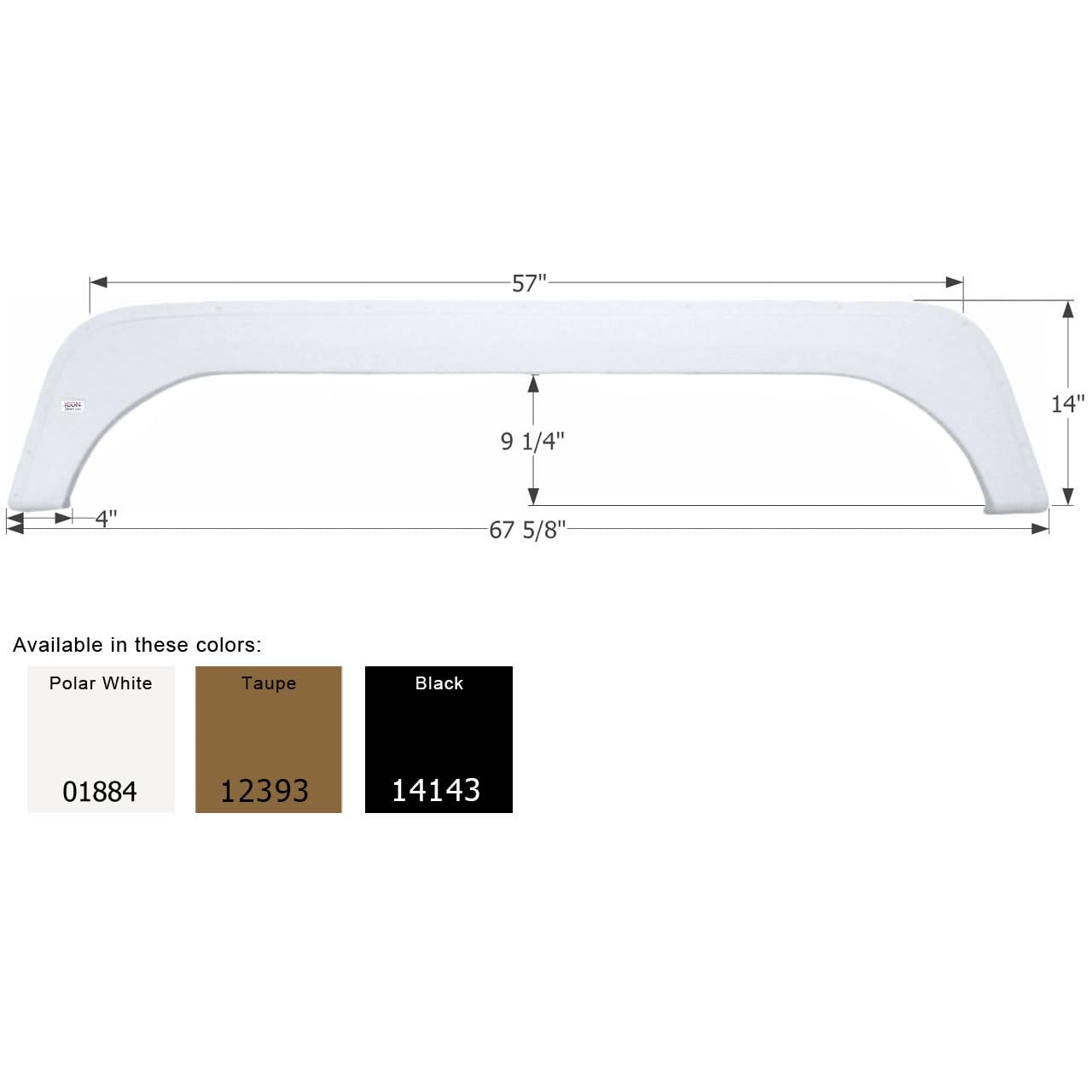 Fender Skirt ICON, Tandem, KZ, FS1884, Taupe