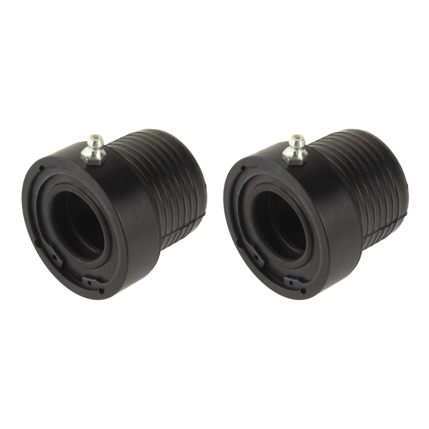 MG21103 TEN Factory Tube Seals (Axle Dust Shield) for Dana 30/44 Axles, Black Finish, Left & Right - Fits Jeep Wrangler TJ/YJ/JK, Cherokee XJ, Dana 30 Reverse, Dana 44 Standard & JK Reverse
