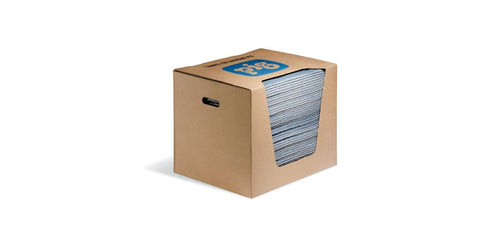 Blue Pig Absorbent Mat Pad, 17 gal, PK50