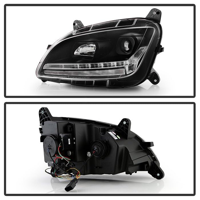 Headlights Spyder Signature (PRO-YD-PB57914-SEQ-L-BK)