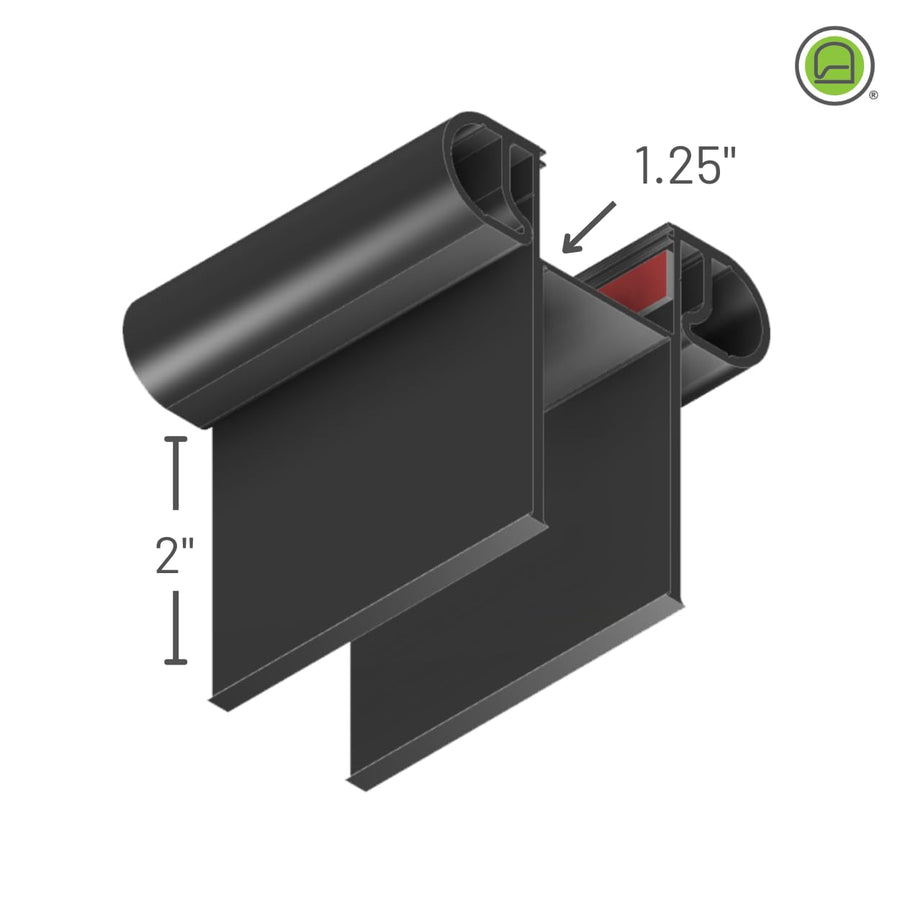 RV Slide-Out Wall Cap (2” Wipe x 0.91” Bulb x 1.25” Wall Cap) Flip 'N Seal® (20ft) (35109)
