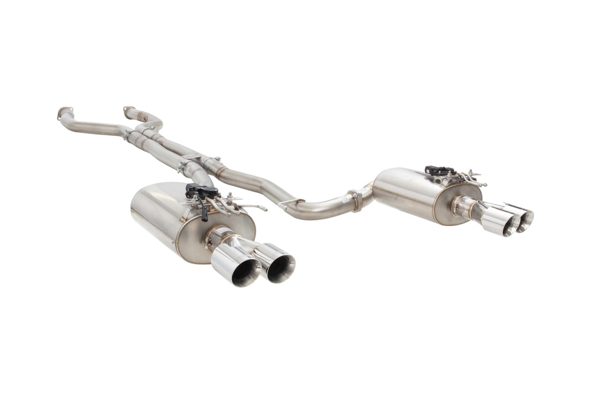 Pontiac G8/Chevrolet SS Sedan XFORCE Stainless Steel Twin 3" System with Straight Pipe Centre Muffler & Varex Rear Mufflers