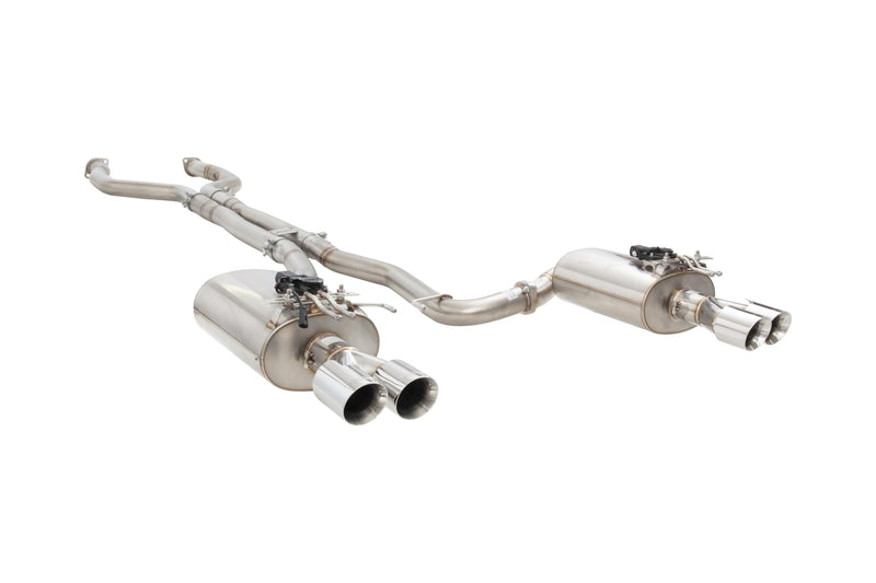 Pontiac G8/Chevrolet SS Sedan XFORCE Stainless Steel Twin 3" System with Straight Pipe Centre Muffler & Varex Rear Mufflers