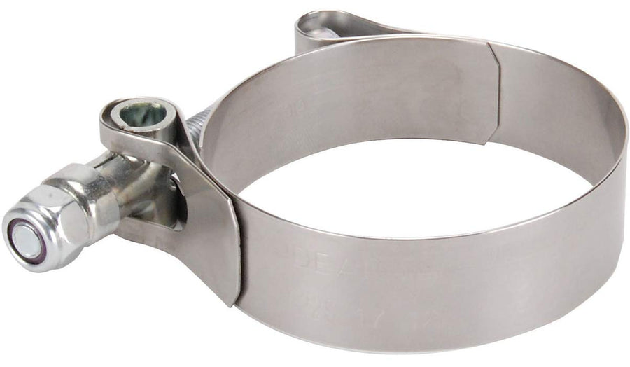 Design Engineering Stainless Steel 010214 Wide Band T-Bar Exhaust Clamp, 2.25" - 2.56"
