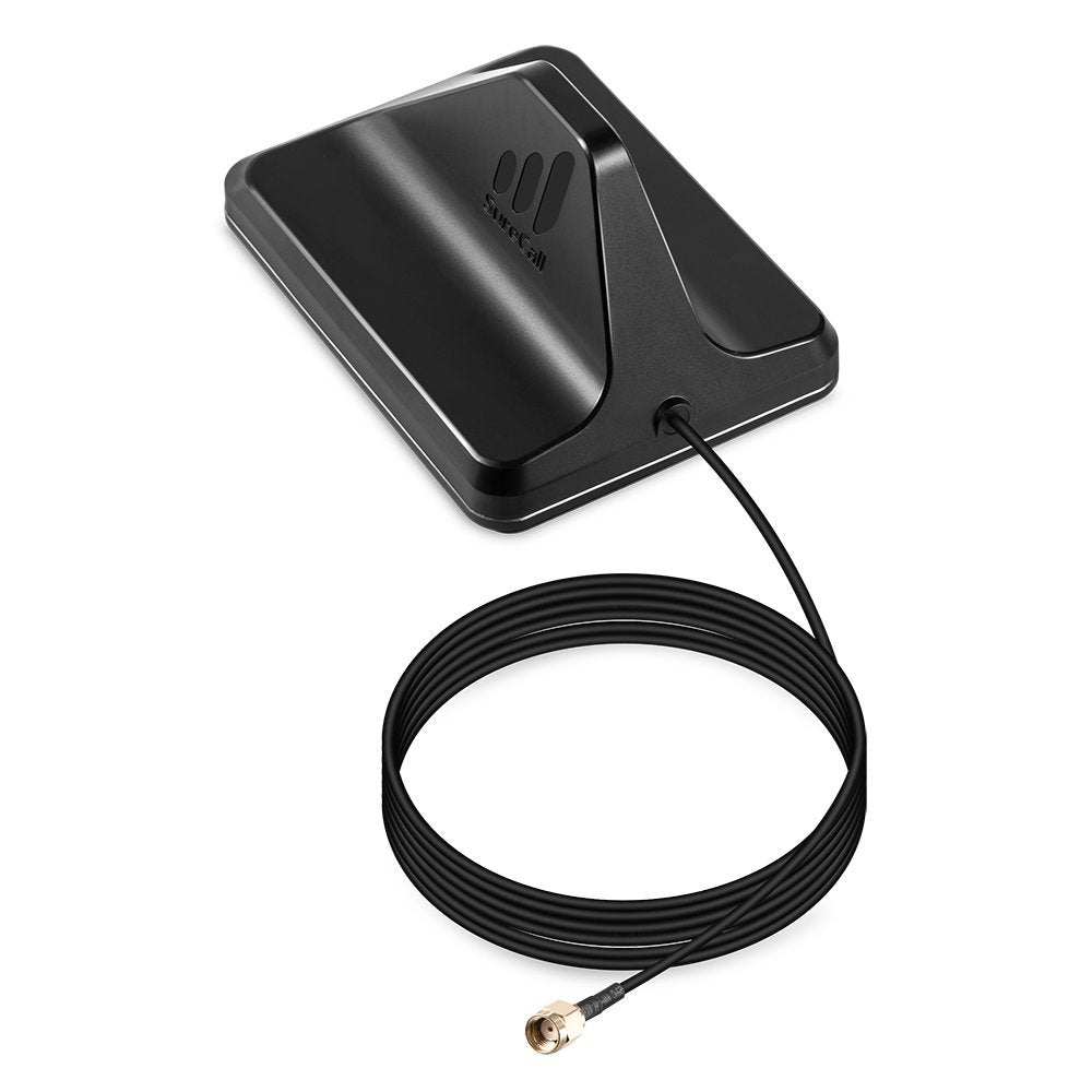 SureCall N-Range Cell Phone Signal Booster Kit for Vehicle, Truck or SUV, All Carriers 3G/4G LTE - Black (SC-Range)