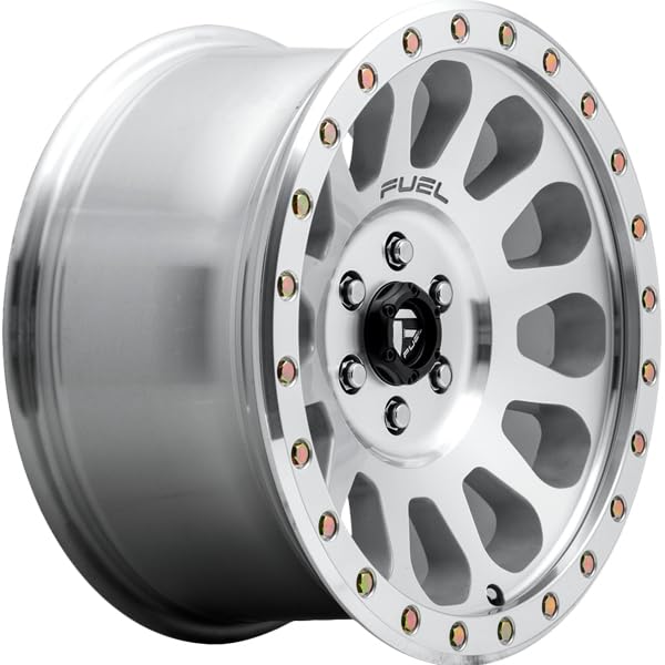 D647 VECTOR FUEL OFF-ROAD 17X8.5, 6X5.5, 4.51, 6mm DIAMOND CUT MACHINED WITH CLEAR COAT WITH - D64717858345