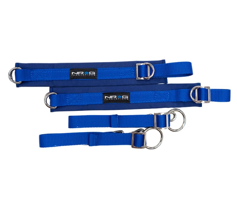 SFI 3.3 NRG Arm Restraints One Pair - Blue