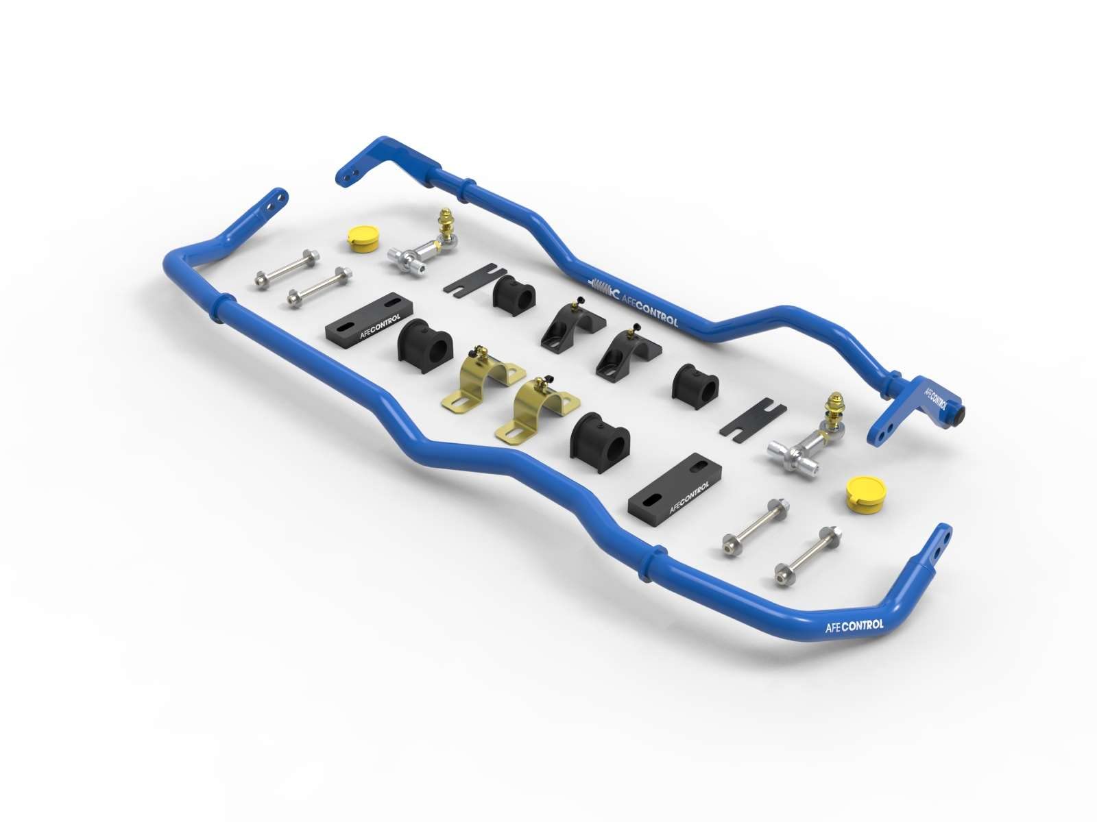 aFe Power Front and Rear CONTROL Sway Bar Set Blue Fit Volkswagen Golf R 15-19 L4-2.0L (t) 440-612001-L