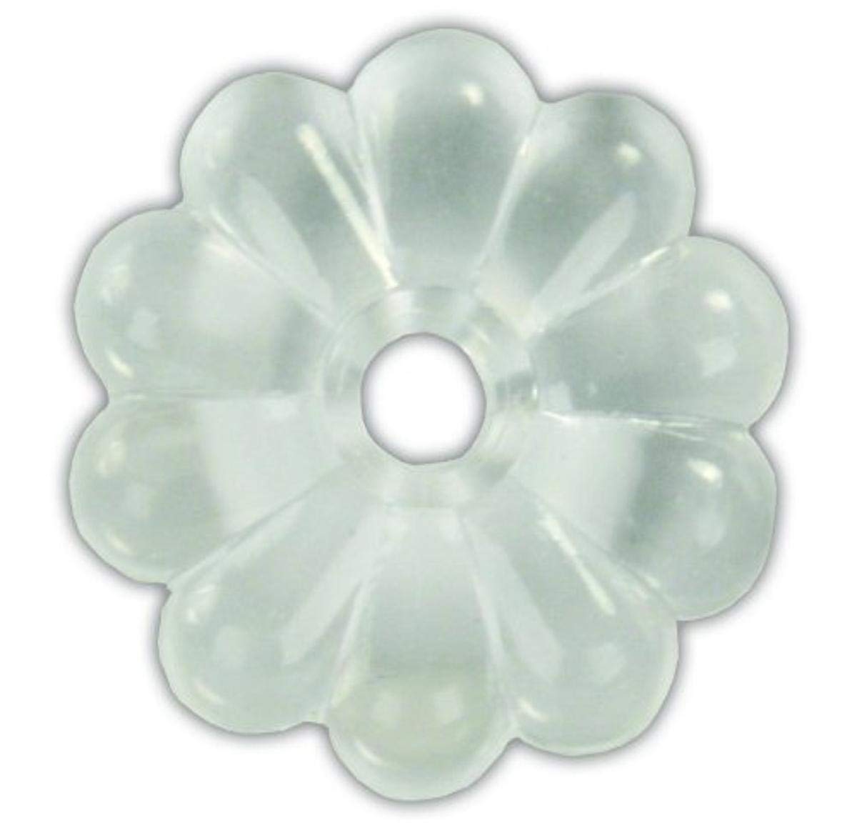 Clear JR Products 20465 Plastic Rosette, Pack of 14