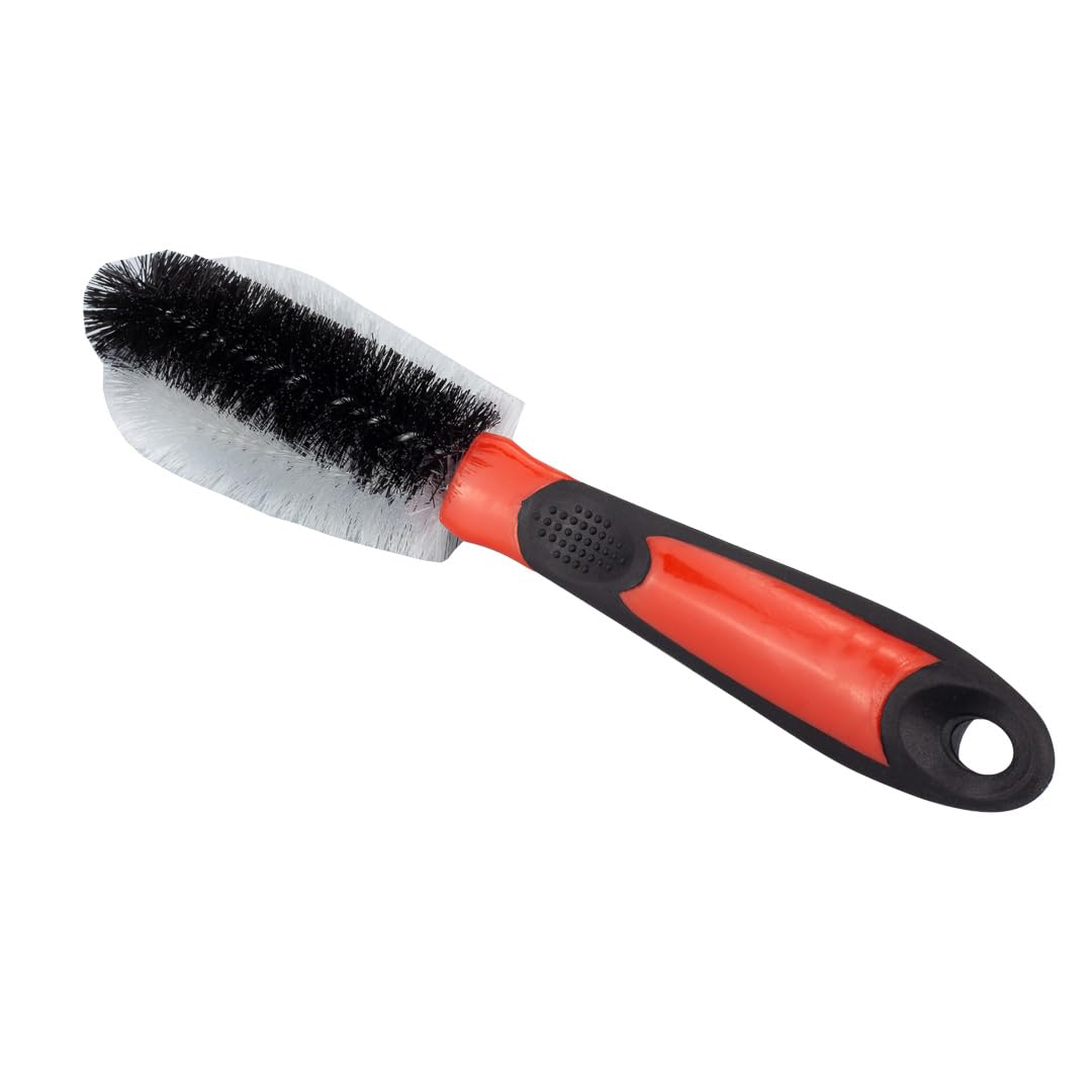 Maxshine 360° Universal Car Engine Cleaning Brush | 12” Long Handle with Non-Slip Grip | Soft Bristles for Safe & Effective Detailing | Deep Cleaning Tool for Engines, Wheels & Auto Detailing