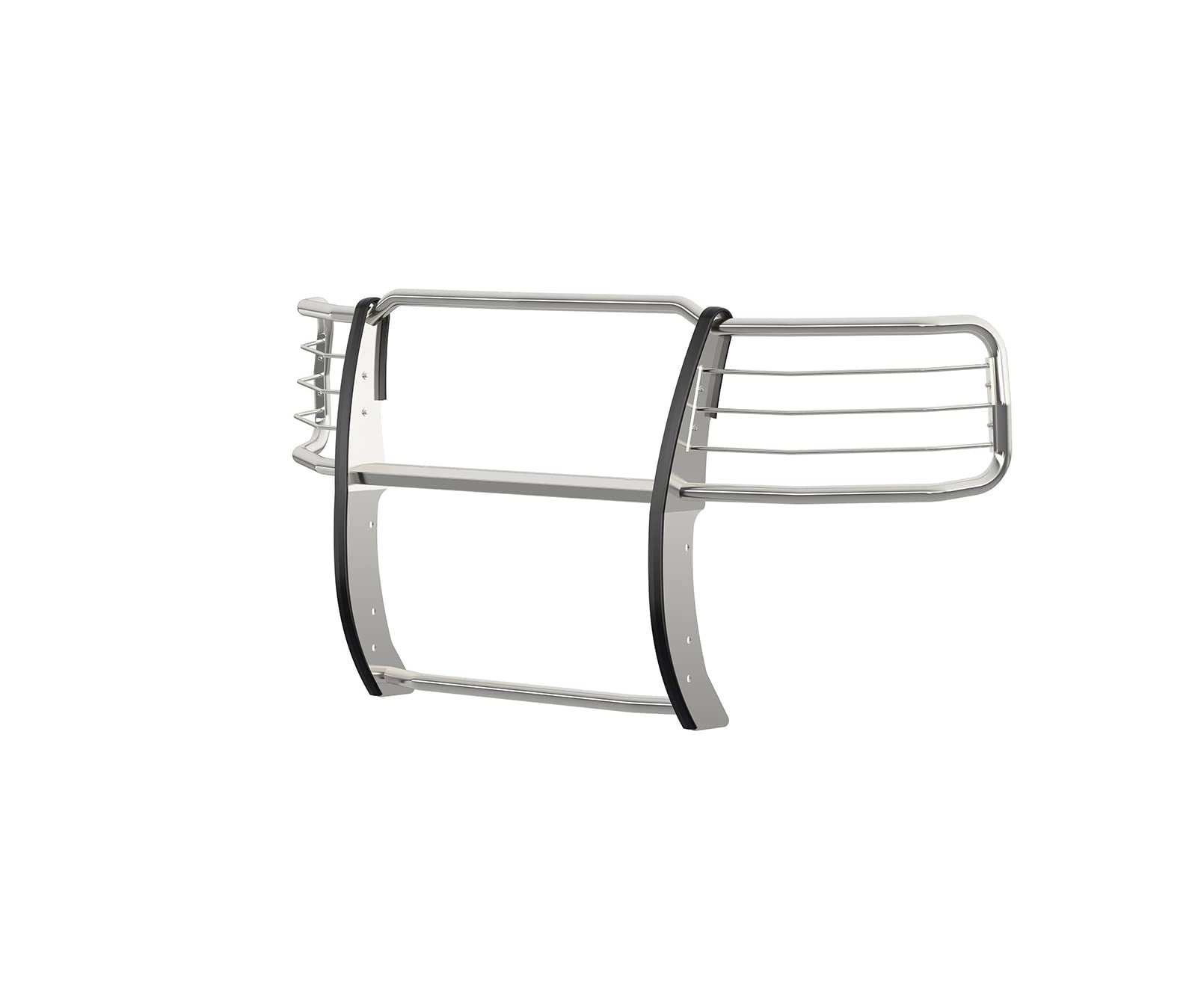 Grille Brush Black Horse Bumper Guard Modular Stainless Steel Compatible with 2014-2018 Chevrolet Silverado 1500-17GT27MSS