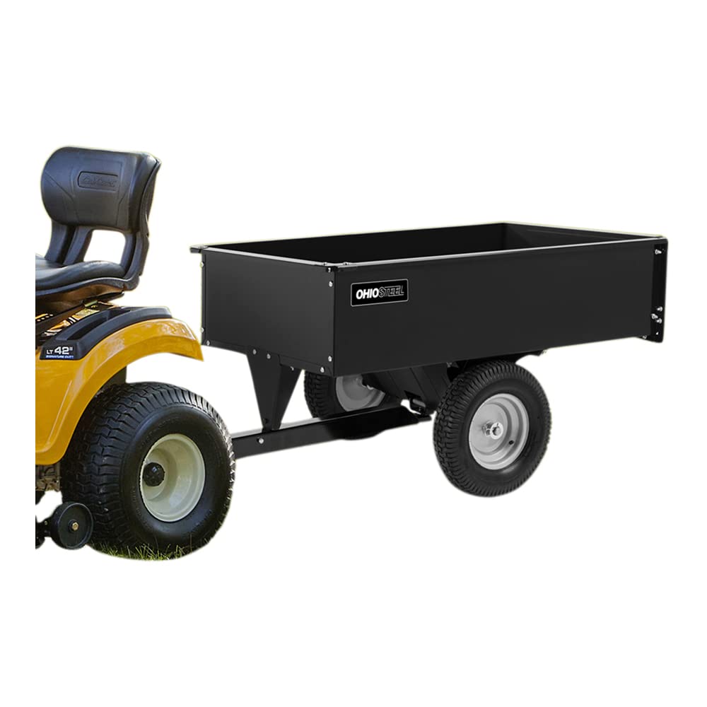 Steel Ohio 3048-SD Swivel Dump Cart, 12 cu.ft, 1000 lb Load Capacity, 12 Cubic feet