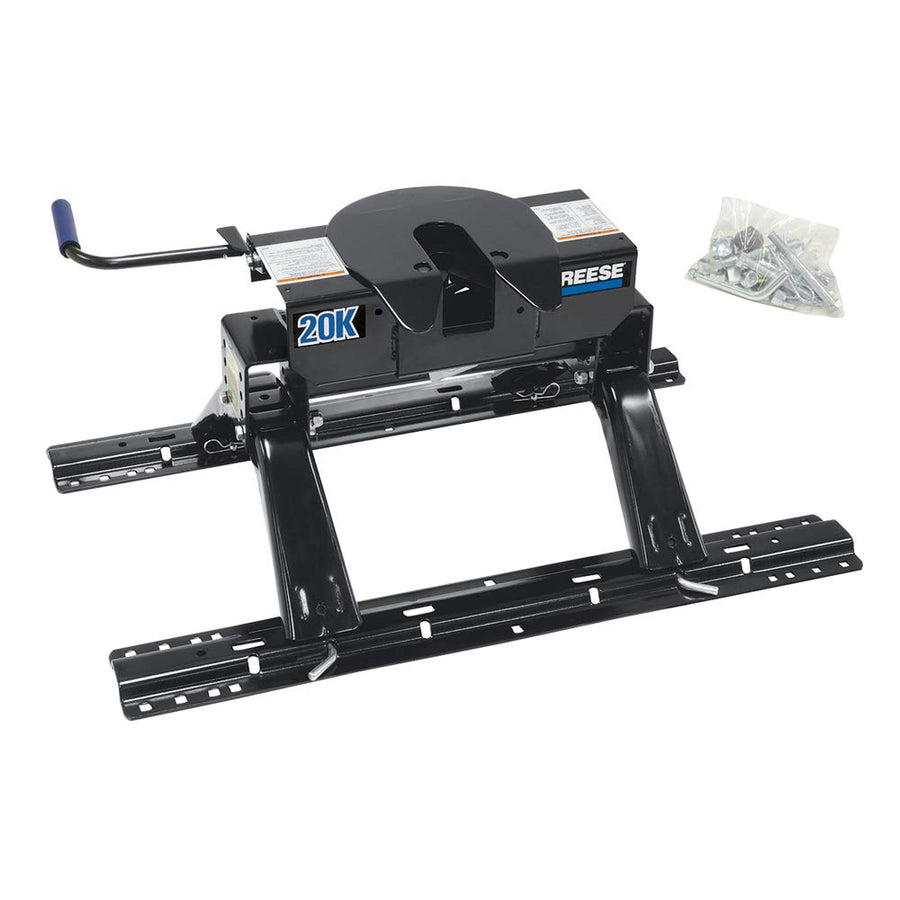 Fulton Fifth Wheel Reese Hitch 20,000 lbs. Capacity, Dual Jaw, Complete System, Includes Rails