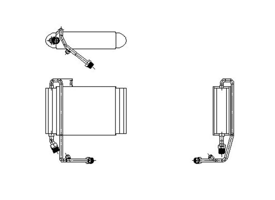 Ford TYC 96042 Replacement Heater Core