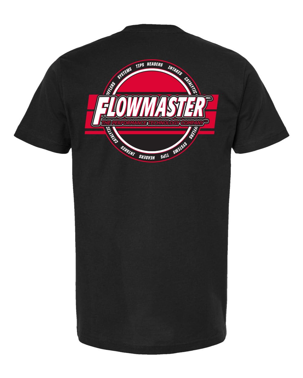 Black Flowmaster 610352 T-Shirt - Adult Large