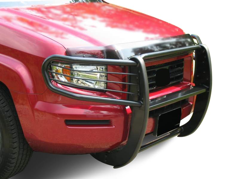 Bumper Guard Black Horse Grille brush Modular Black Compatible with 2006-2014 Honda Ridgeline-17A152500A1MA