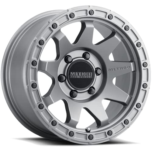 317 Method Race Wheels Custom Wheel - 20x9, 18 Offset, 6x139.7 Bolt Pattern, 106.25mm Hub - Gloss Titanium Rim