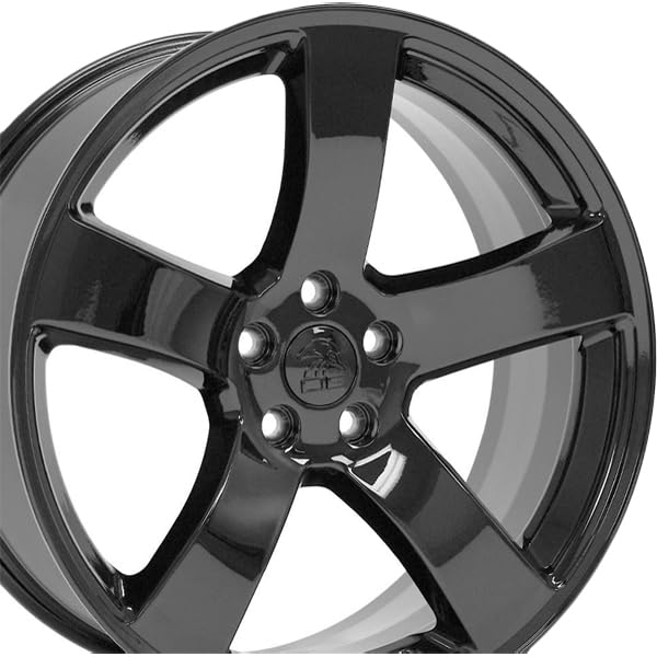 Black Wheel OE Wheels LLC DG12-20080-5115-24B Painted (20 x 8. inches /5 x 115 mm, 24 mm Offset)