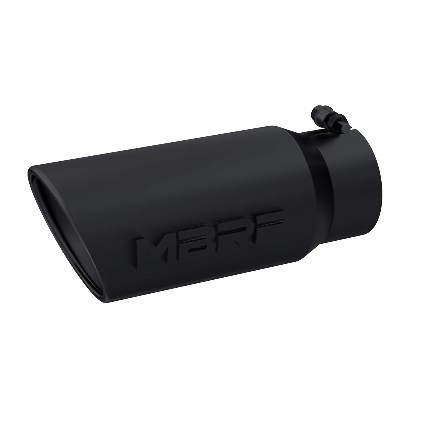 5" O.D. MBRP Angled Rolled End Exhaust Tip (Black Coated)