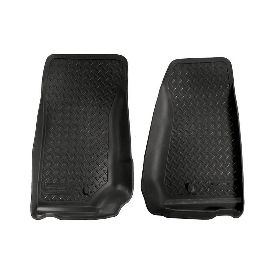 Husky Liners Front Custom Floor Liners 30521 Black 07-10 Jeep Wrangler