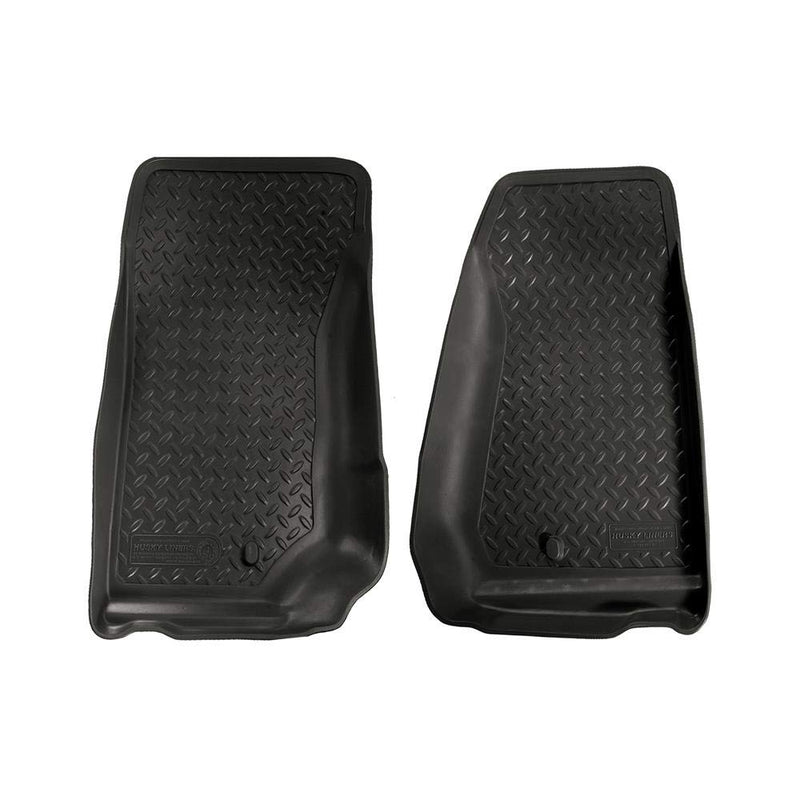 Husky Liners Front Custom Floor Liners 30521 Black 07-10 Jeep Wrangler