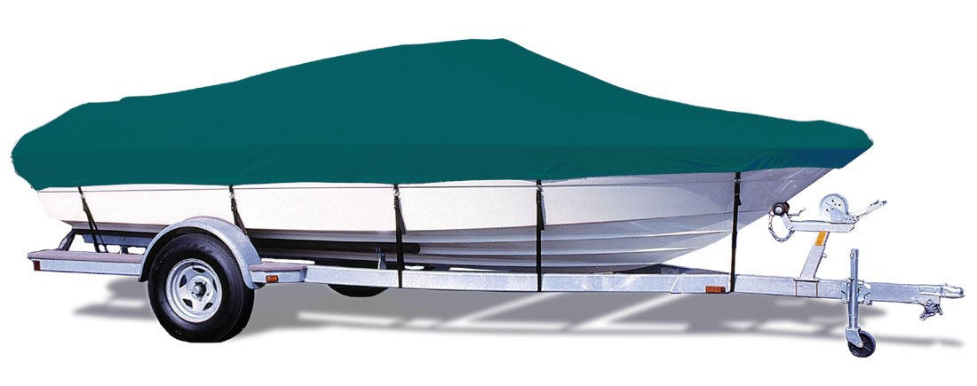 Trailerite Semi-Custom Boat Cover for V-Hull Cuddy Cabin Boats with Inboard/Outboard Motor, Teal Taylor Made Products (19'5" - 20'4" CL x 102" B)