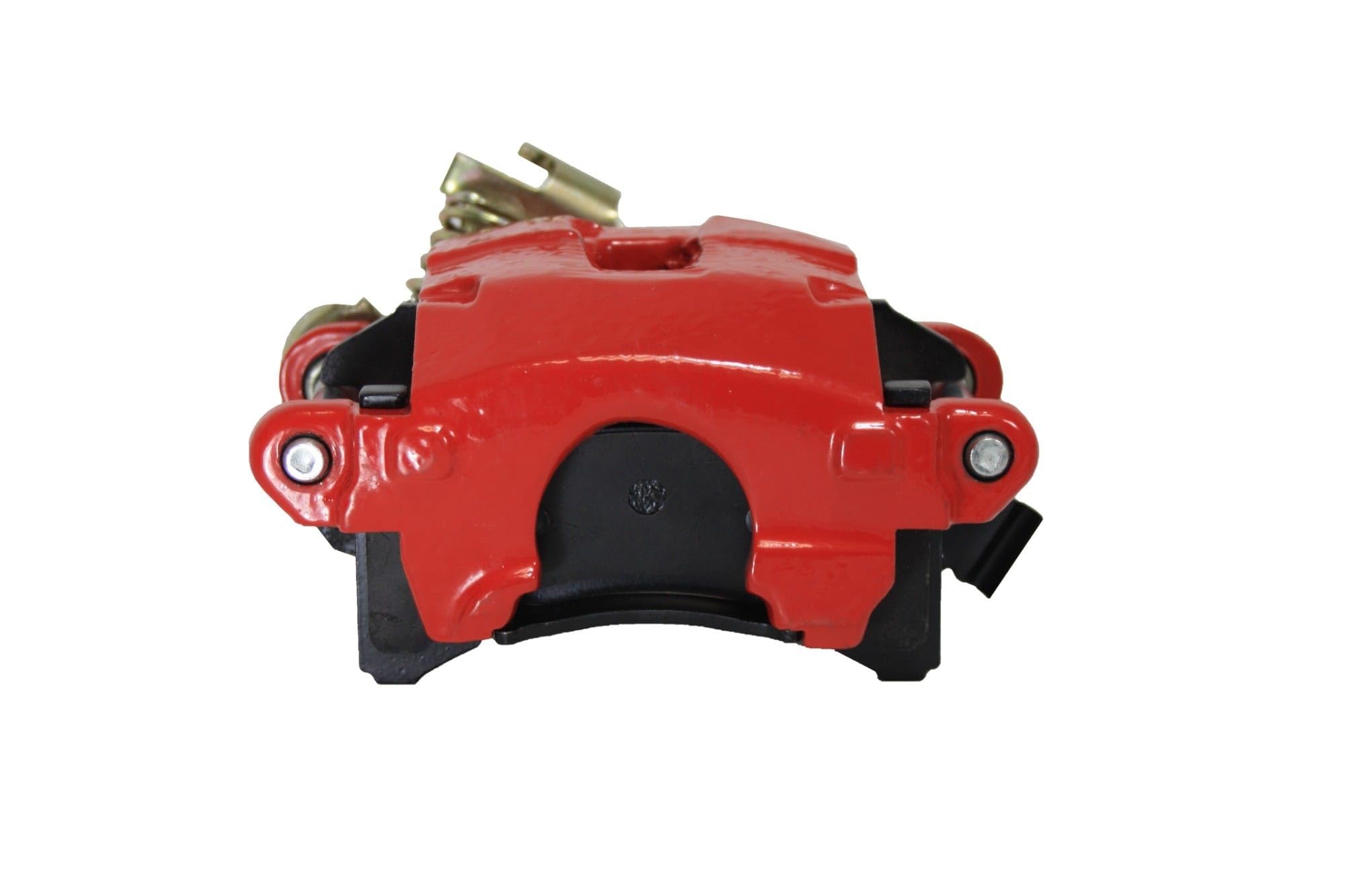 Rear Disc Brake Caliper Leed With Parking Brake Red Powder Coated Lh