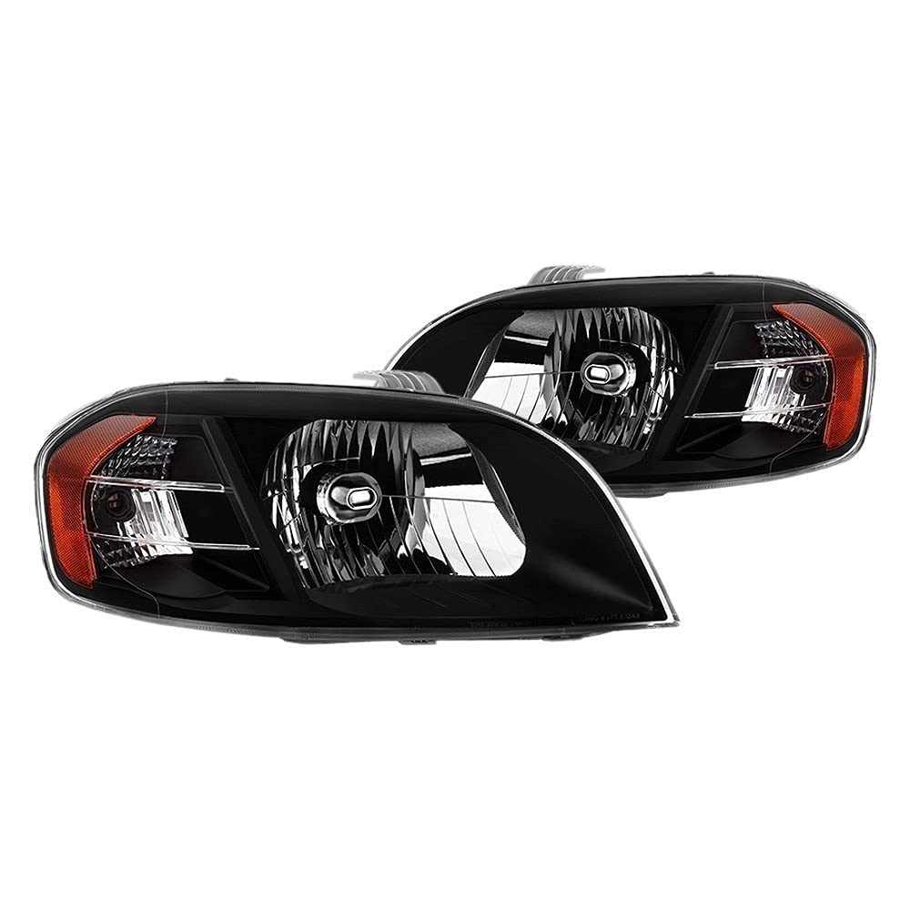 Headlight Xtune HD-JH-CAVEO07-AM-BK (k Model Only (Don't fit Hatchback Models) / Pontiac G3 2009 Notchback Models/Pontiac Wave 07-09 Notchback Models OEM Style s - Black)