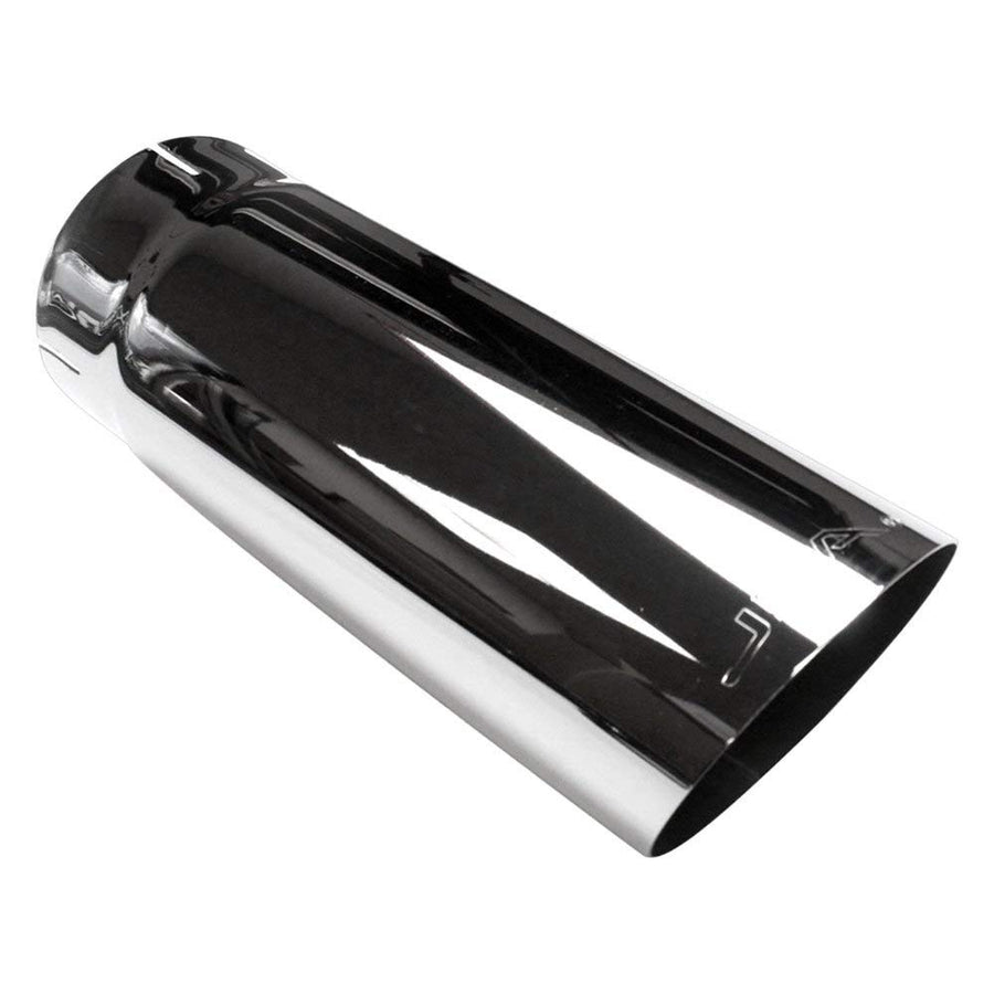 4" x 4.5" x 12" Angle Cut Chrome Exhaust Tip JBA (12-08216)