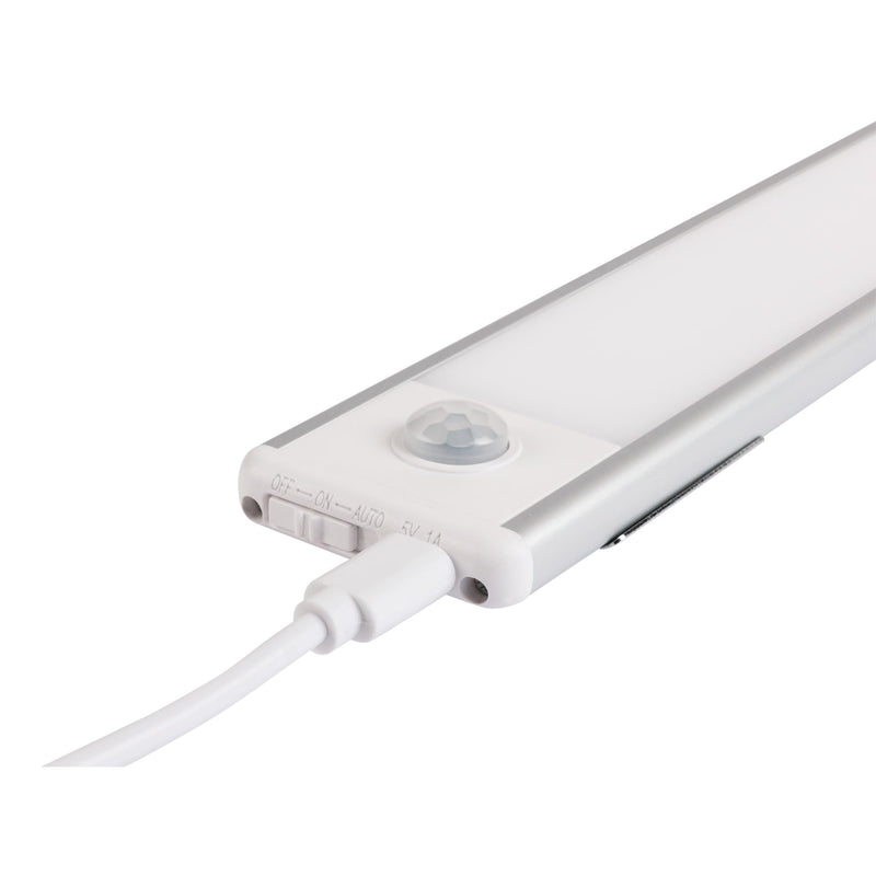Motion Sensor Work Light Performance Tool 715 Professional Grade with Rechargeable Battery and Multiple Output Settings for Maximum Illumination