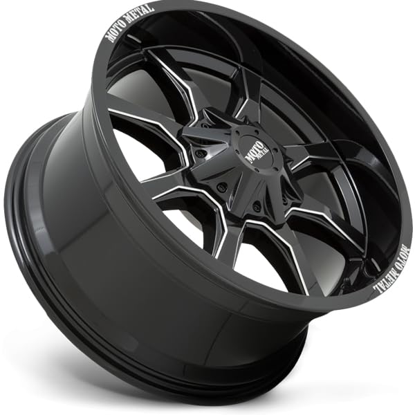 Moto Metal 20X10 MO970 G-BLK MILL SPK 12MM - MO970210883B12