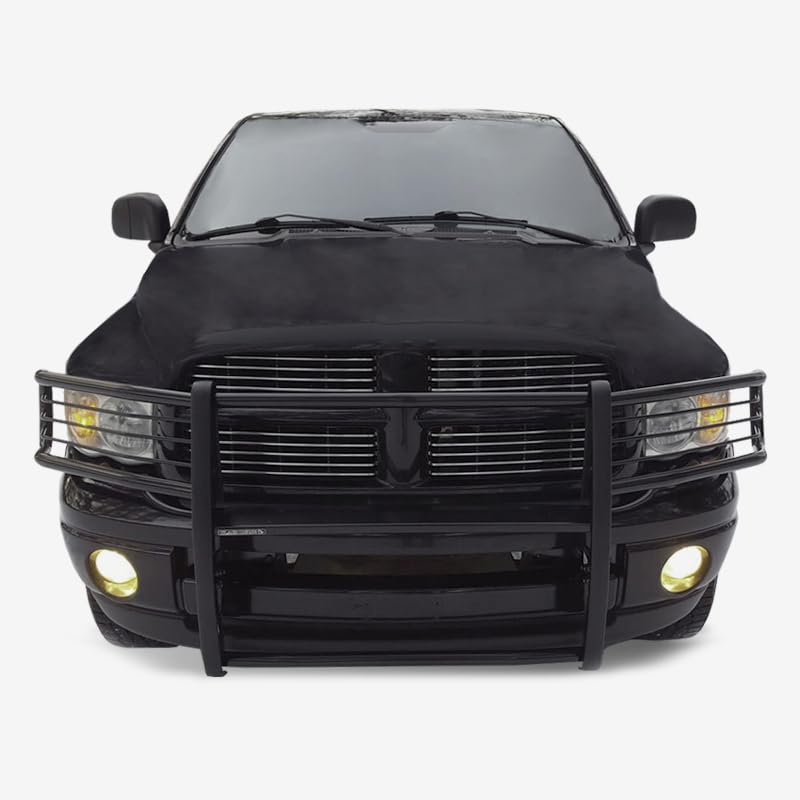 Modular Black Black Horse Grille Guard Compatible with 2003-2006 Chevrolet Silverado 1500|2007-2007 Chevrolet Silverado 1500 HD Classic-17GT25MA