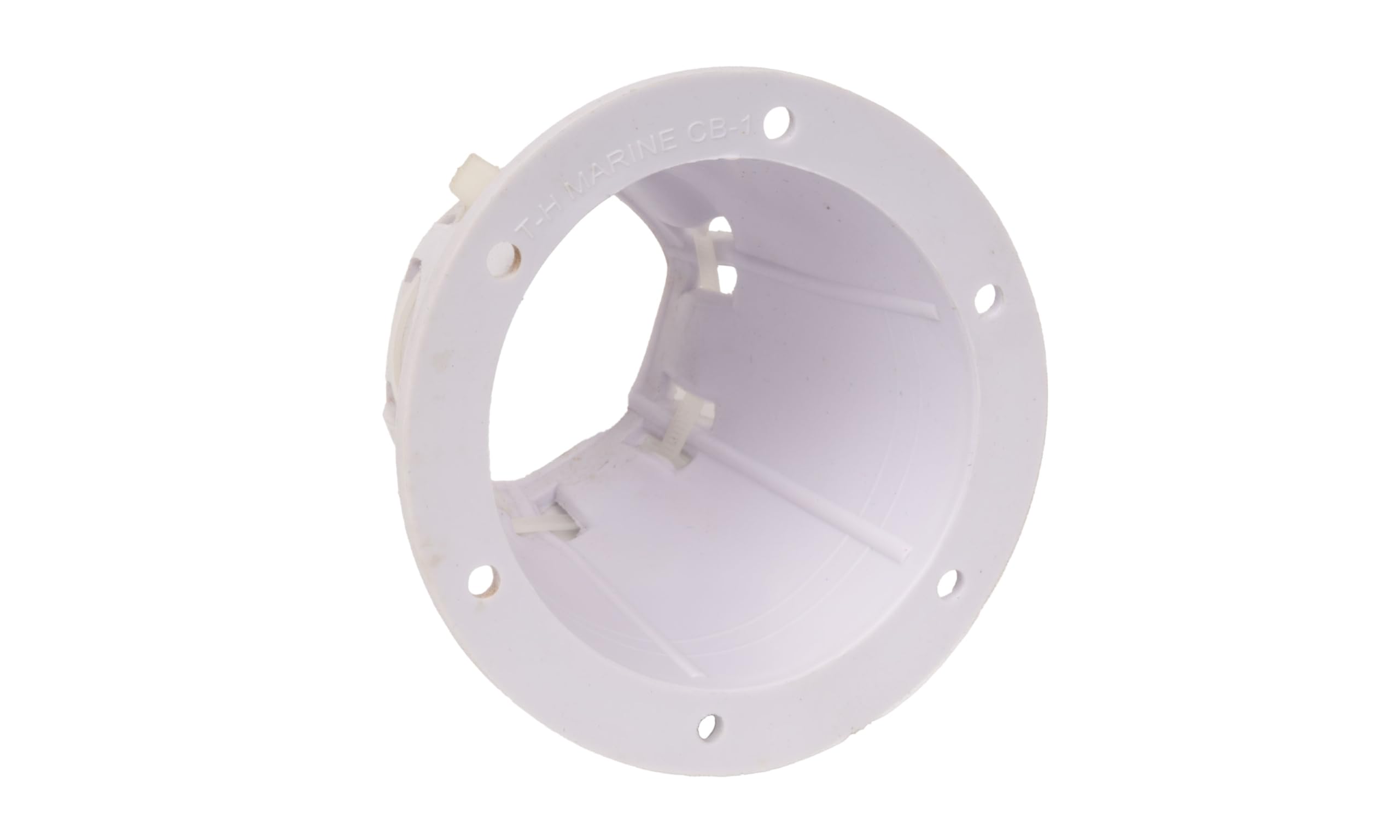 Cable Boot T-H Marine – Waterproof Easy Install Motor Well & Transom Rigging Boot – Marine-Grade Vinyl Cable Pass-Through – UV Resistant Cable Protector for Boat Wiring – Fish White