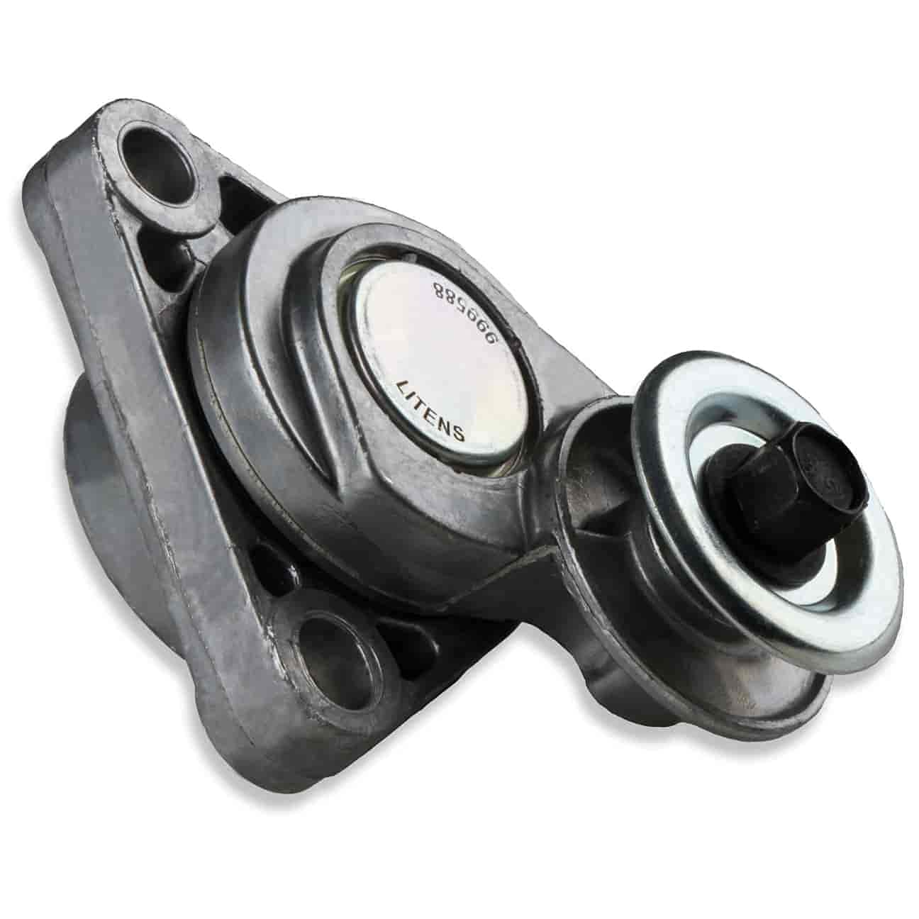 Holley LS A/C Accessory Drive Kit 20-142BK - Includes SD7 A/C Compressor, Tensioner, & Pulleys- Black Finish
