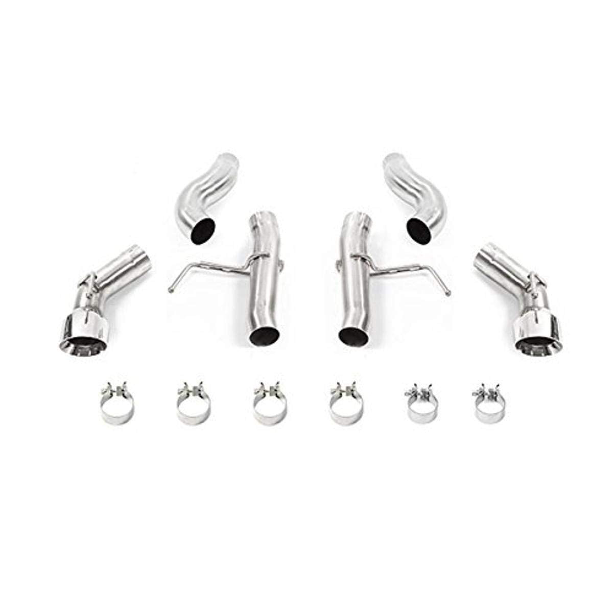 Mishimoto Dual Tip MMEXH-CAM4-16ADTRP Race Axleback Exhaust Fits Chevrolet Camaro 2.0T 2016-2018 Polished