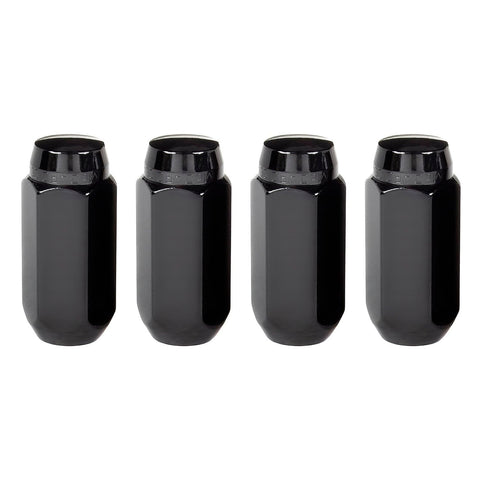Black McGard Cone Seat Style Lug Nut Set (M14 x 1.5 Thread Size) - Set of 4