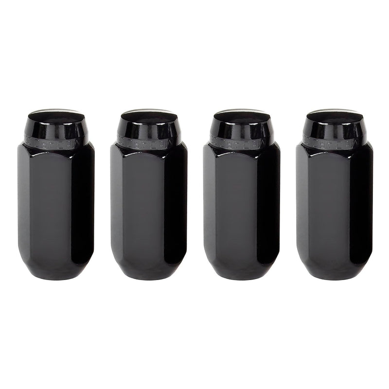 Black McGard Cone Seat Style Lug Nut Set (M14 x 1.5 Thread Size) - Set of 4