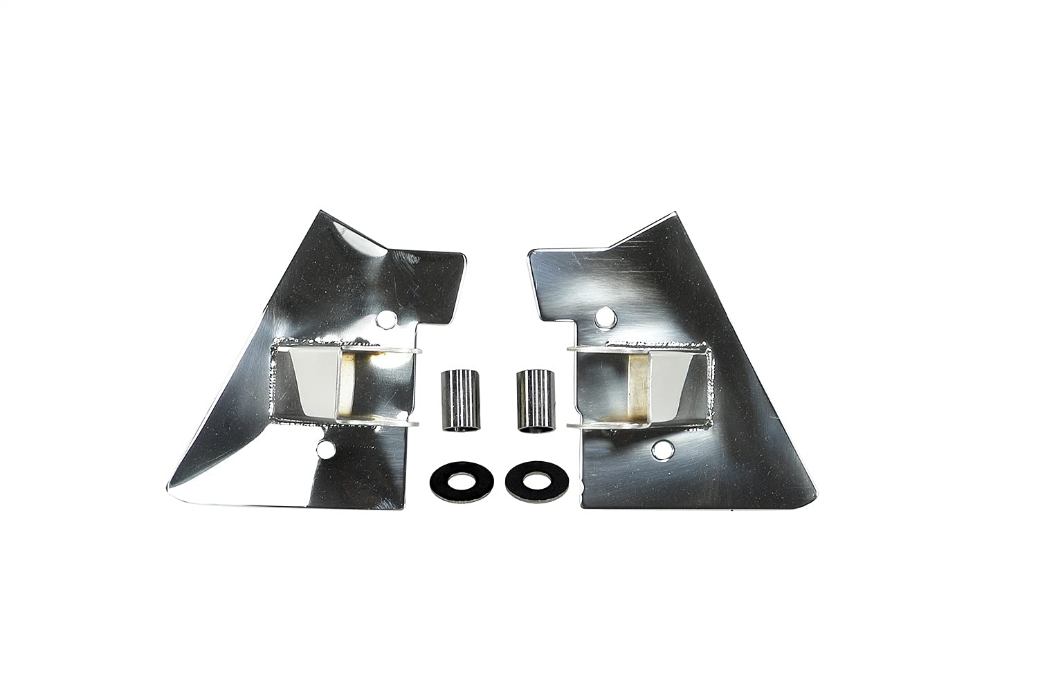 Mirror Relocation Bracket Kit | Rugged Ridge, Stainless Steel | 11026.02 | Fits 1997-2002 Jeep Wrangler TJ