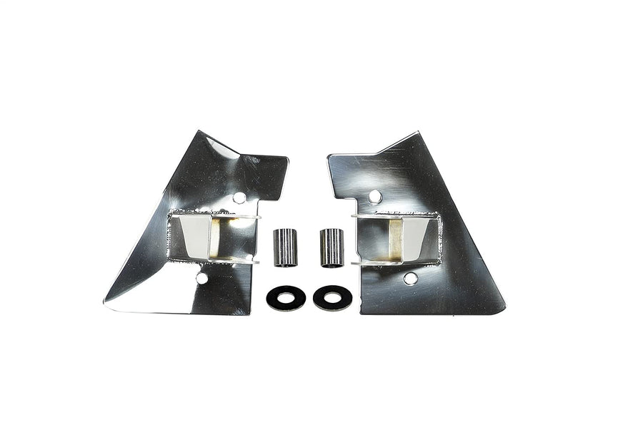 Mirror Relocation Bracket Kit | Rugged Ridge, Stainless Steel | 11026.02 | Fits 1997-2002 Jeep Wrangler TJ