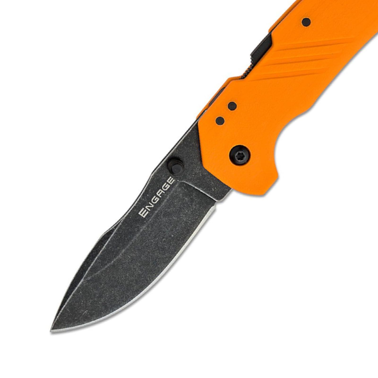 3" COLD STEEL Engage 4116SS Razor-Sharp Clip Point Blade 4.25" GFN Handle Everyday Carry Tactical Folding Knife with Atlas Lock